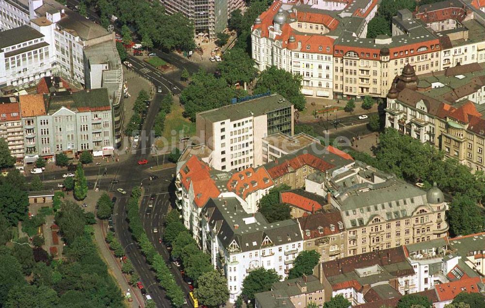 Berlin - Charlottenburg von oben - Olivaer Platz