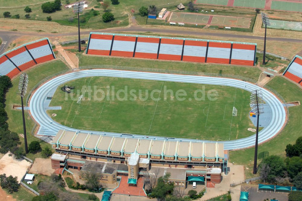 Luftaufnahme Rustenburg - Olympia Stadion im Olympiapark / Olympia Stadium in the Olimpia Sports Complex