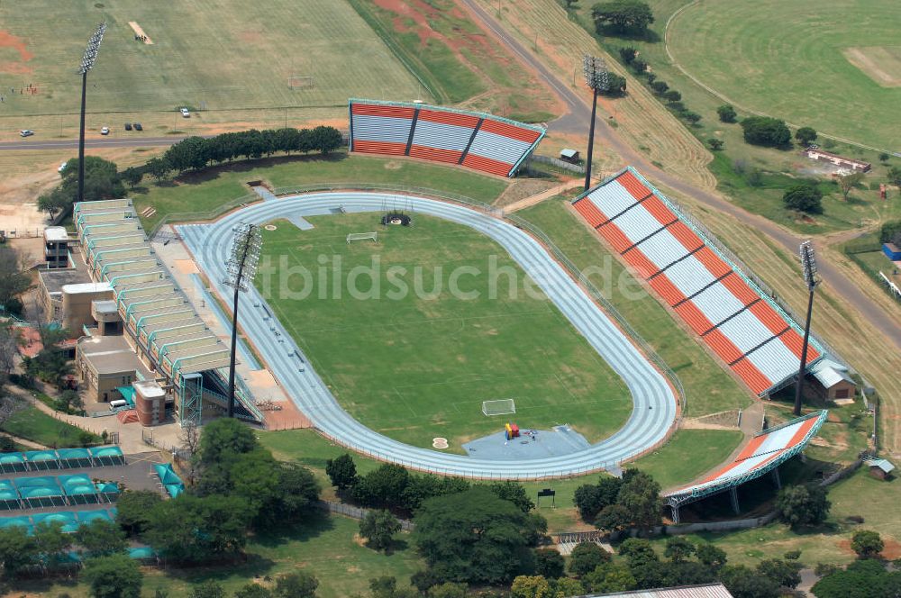 Luftaufnahme Rustenburg - Olympia Stadion im Olympiapark / Olympia Stadium in the Olimpia Sports Complex