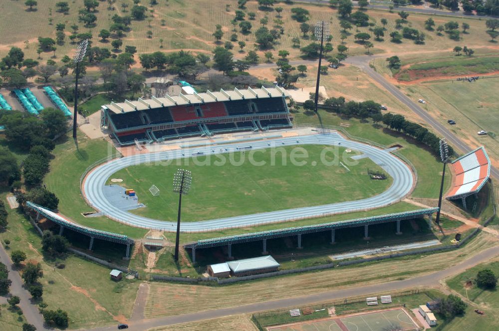 Luftaufnahme Rustenburg - Olympia Stadion im Olympiapark / Olympia Stadium in the Olimpia Sports Complex