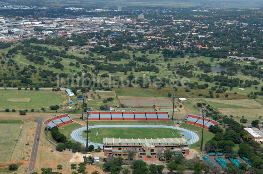 Luftbild Rustenburg - Olympia Stadion im Olympiapark / Olympia Stadium in the Olimpia Sports Complex