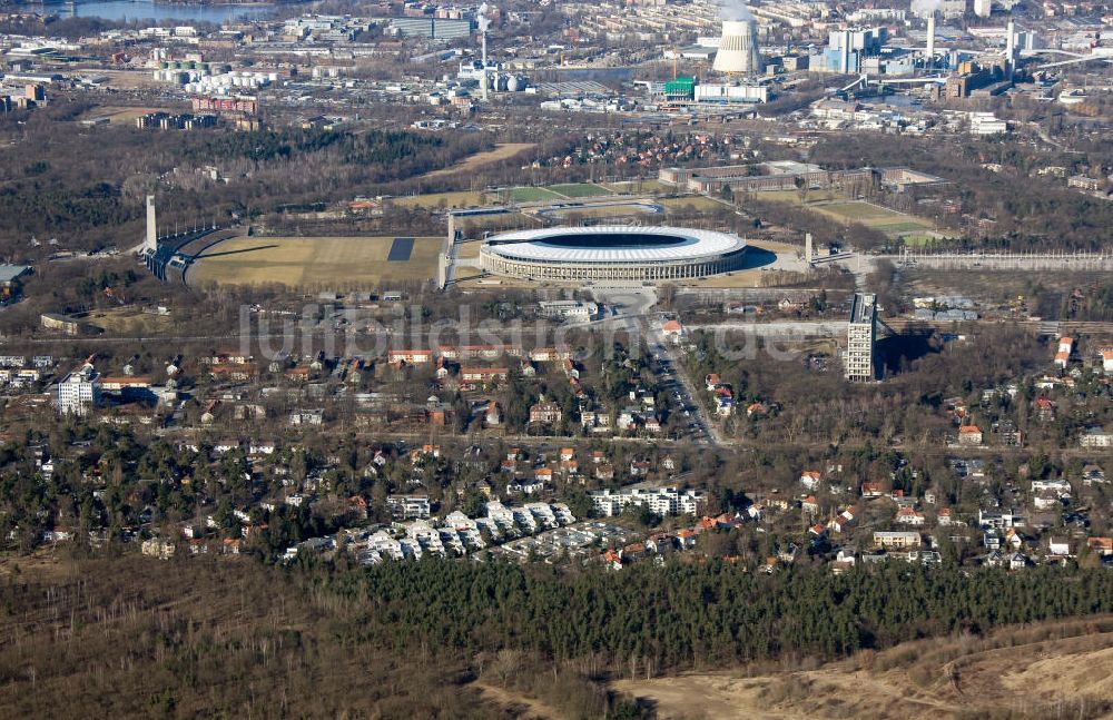 Luftbild Berlin - Olympiastadion in Berlin