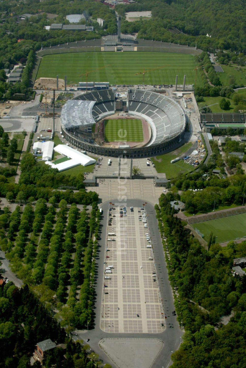 Luftaufnahme Berlin - Olympiastadion Berlin