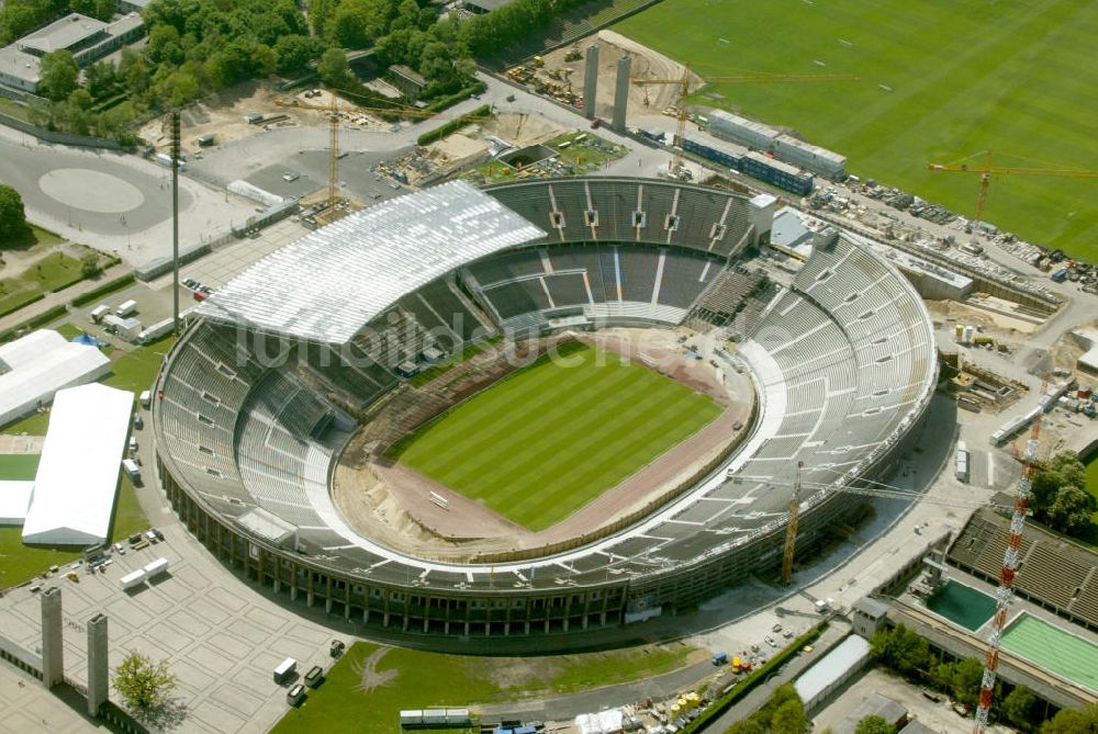 Berlin von oben - Olympiastadion Berlin