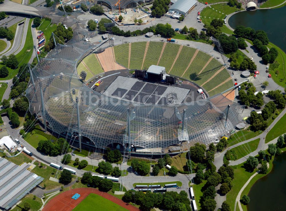 Luftbild München - Olympiastadion München