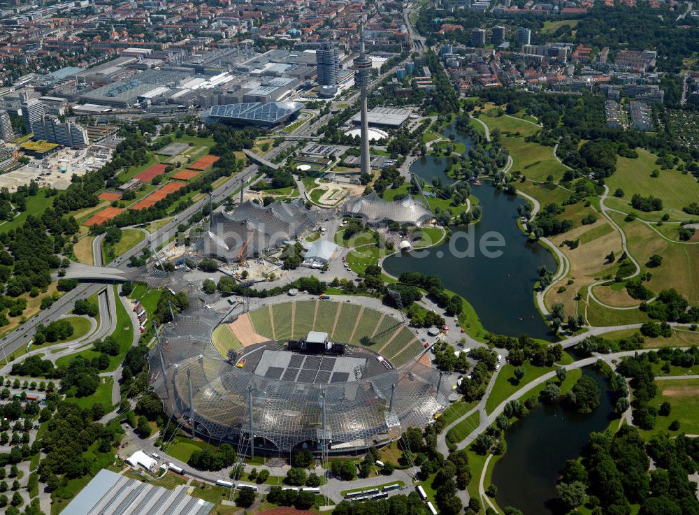 Luftaufnahme München - Olympiastadion München