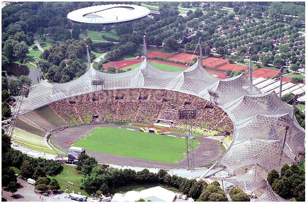 Luftbild München - Olympiastadion in München