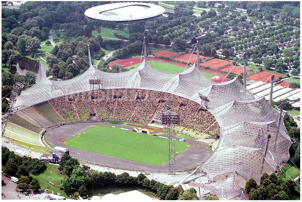 Luftaufnahme München - Olympiastadion in München