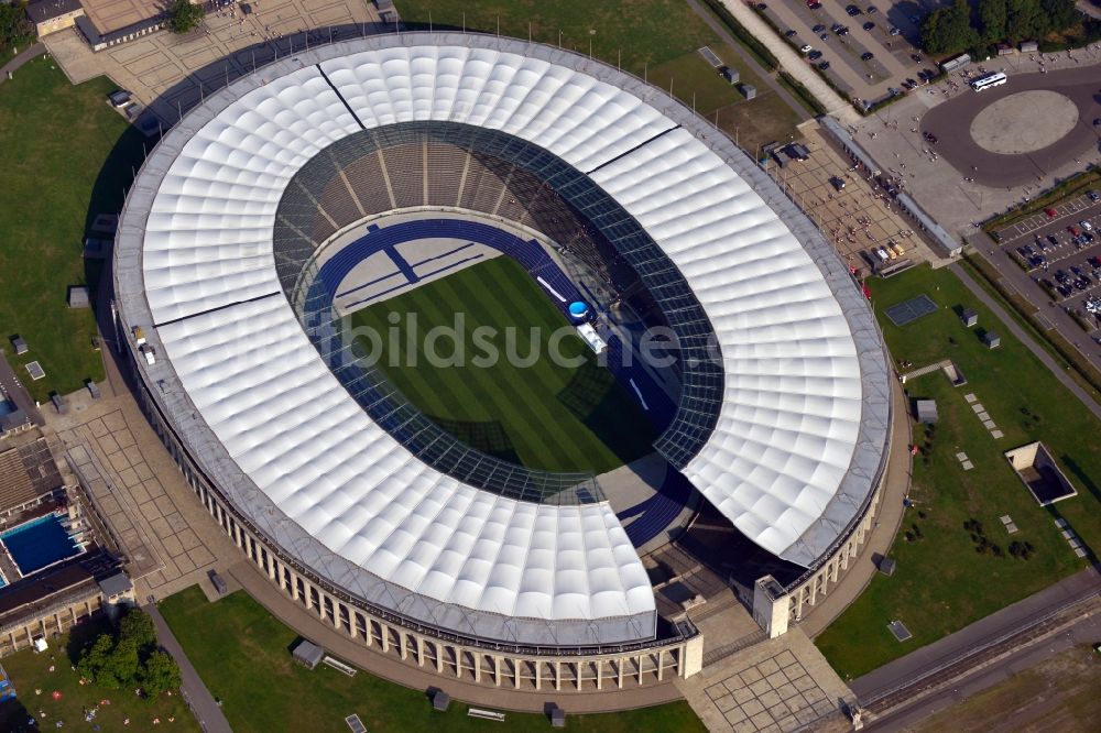 Luftbild Berlin OT Westend - Olympiastadion im Ortsteil Westend in Berlin