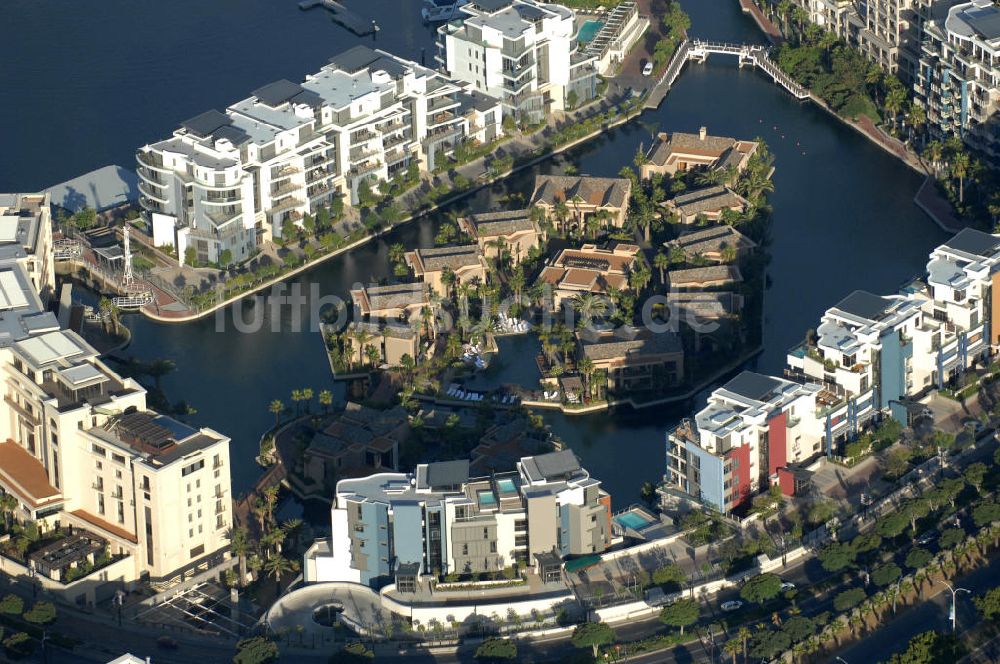 Kapstadt / Cap Town von oben - One & Only Hotel Ressort in Kapstadt / One & Only Cape Town