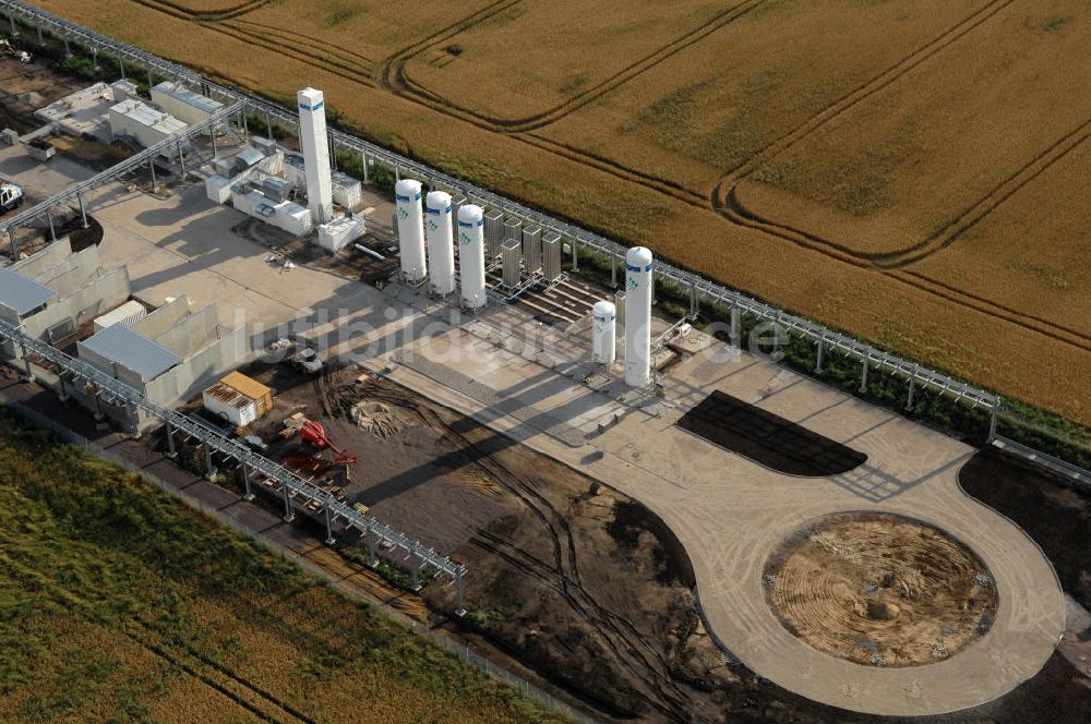 Luftbild Osterweddingen - Onsite-Anlagen der Linde Nippon Sanso in Osterweddingen