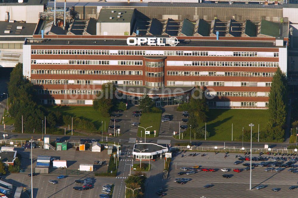 Bochum von oben - Opel Werk Bochum