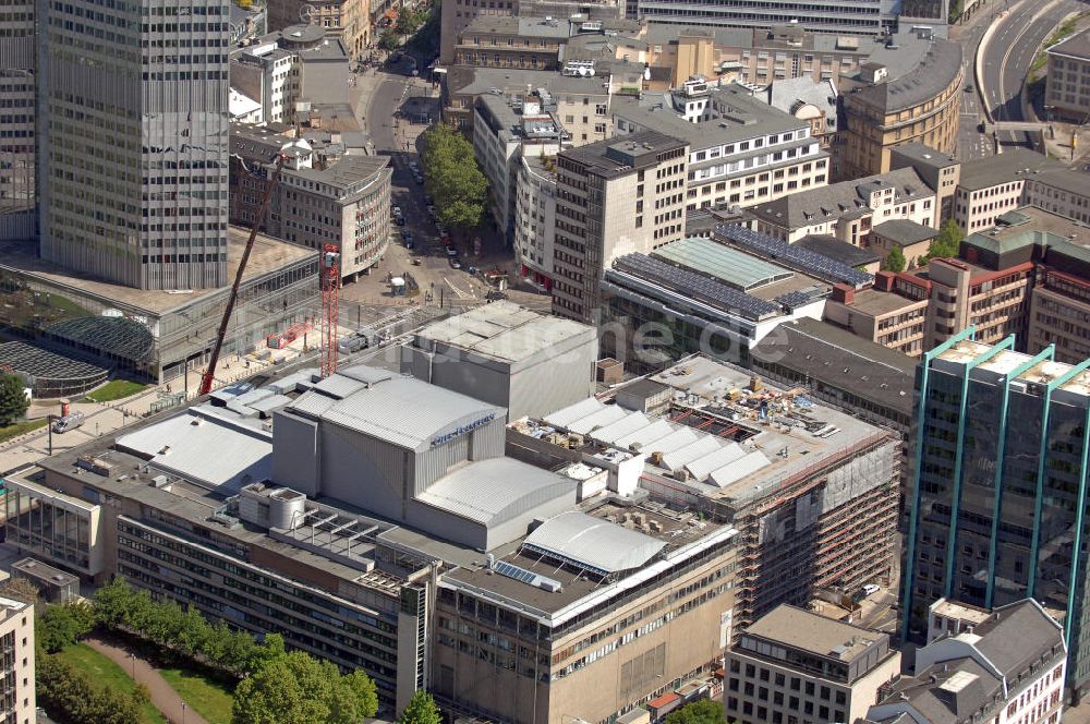 Frankfurt am Main von oben - Oper Frankfurt