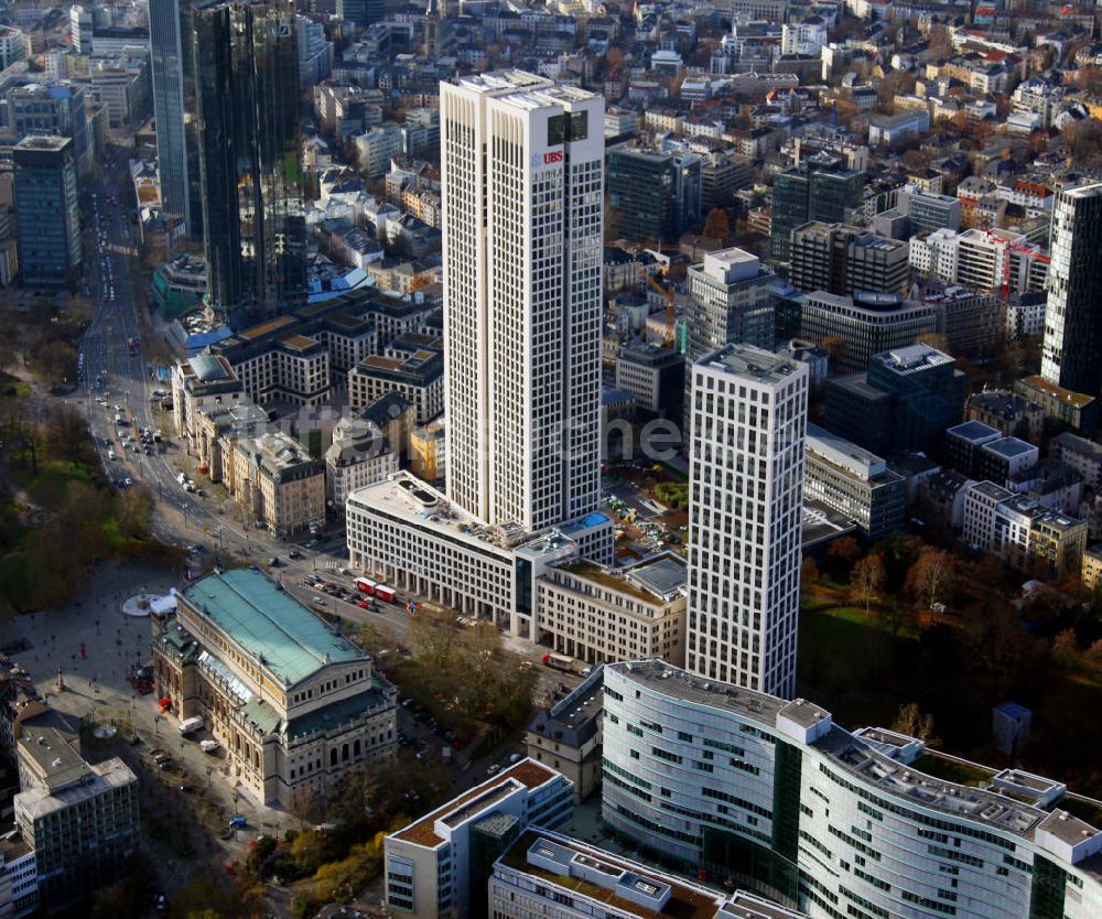 Frankfurt am Main aus der Vogelperspektive: Opernturm Frankfurt am Main