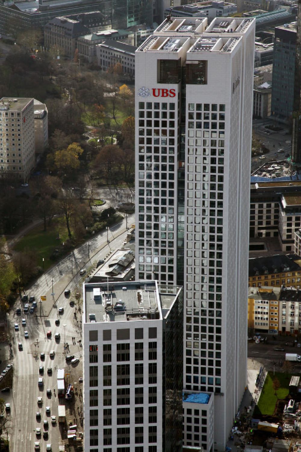 Frankfurt am Main aus der Vogelperspektive: Opernturm Frankfurt am Main