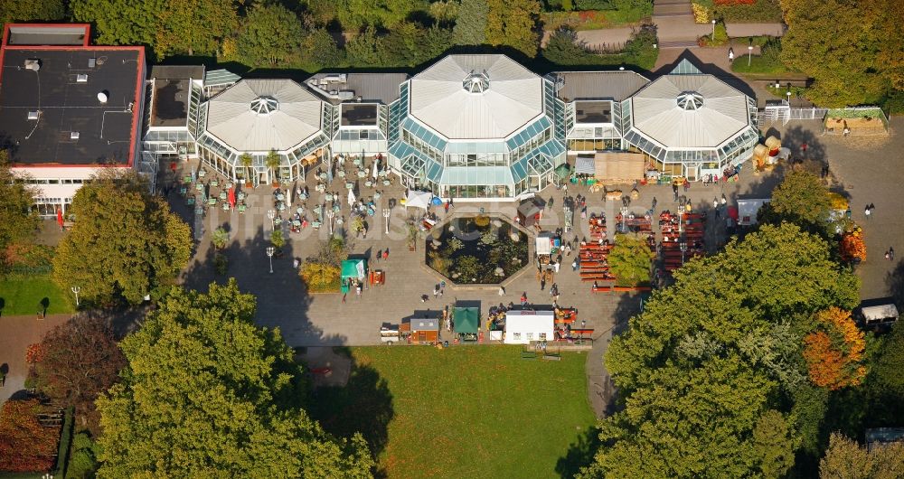 Essen aus der Vogelperspektive: Orangerie in Essen im Bundesland Nordrhein-Westfalen