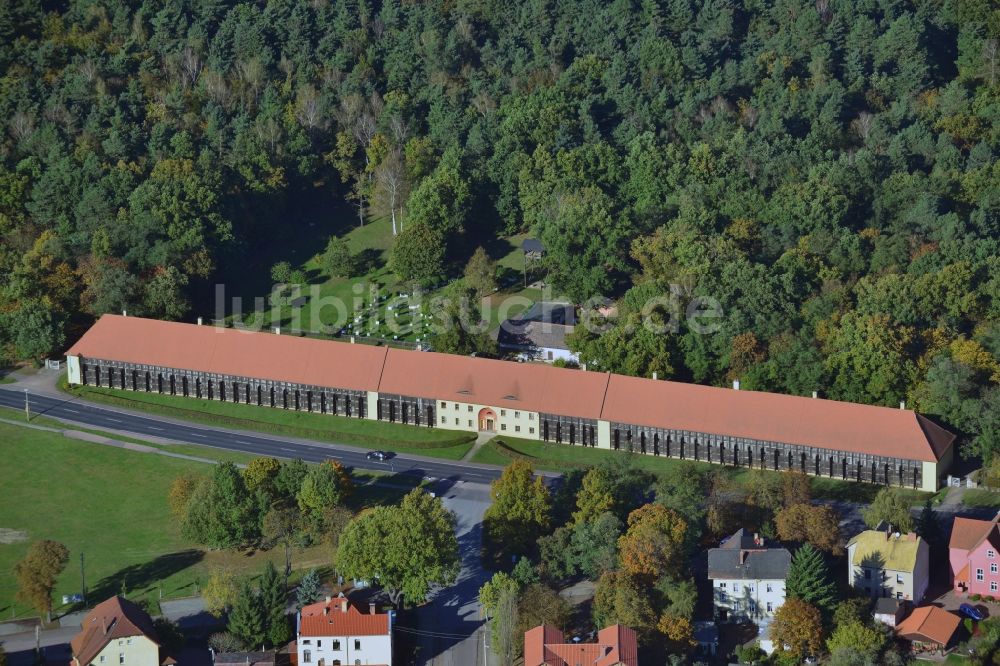 Luftbild Oranienbaum-Wörlitz OT Oranienb - Orangerie im Ortsteil Oranienbaum in Oranienbaum-Wörlitz im Bundesland Sachsen-Anhalt