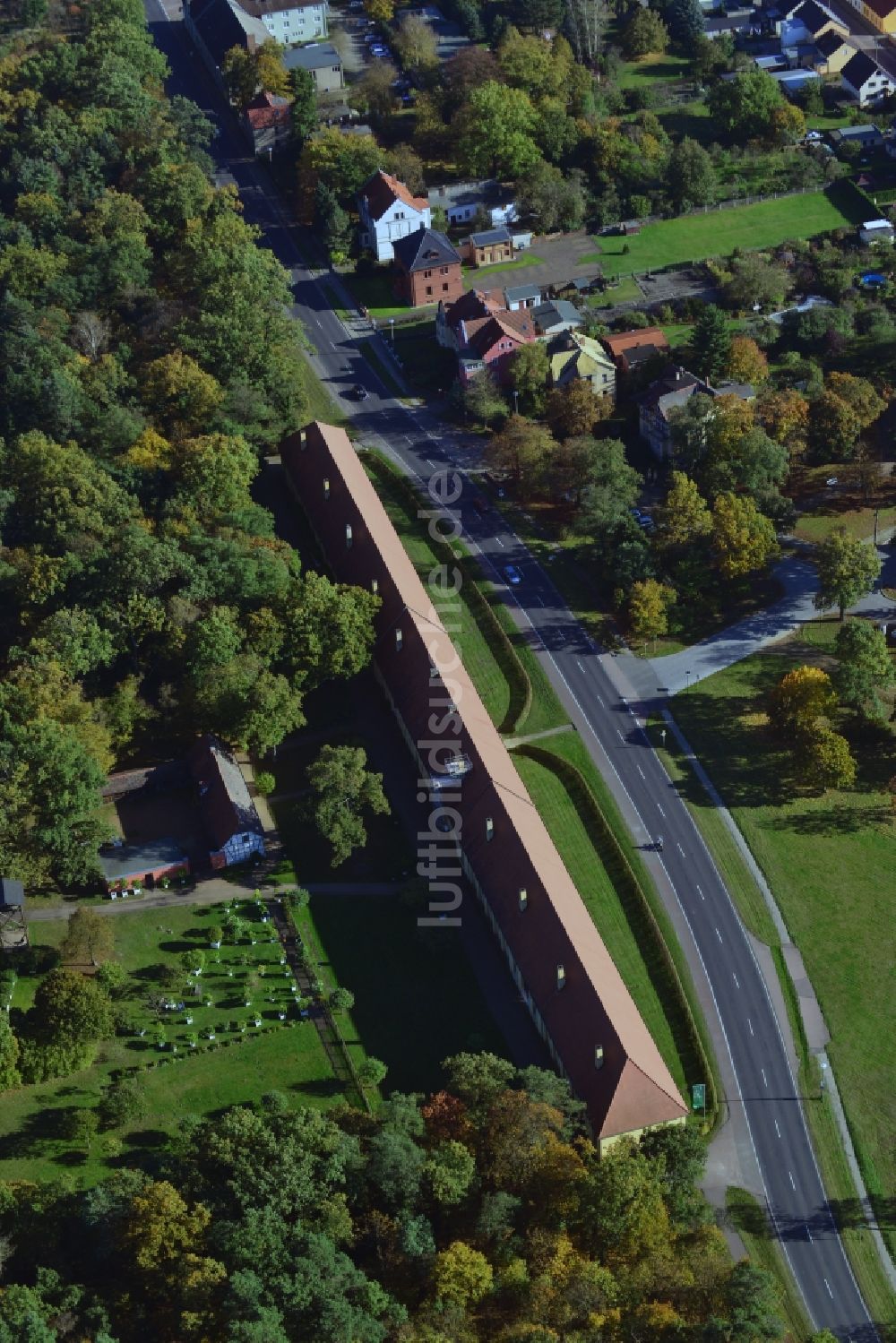 Oranienbaum-Wörlitz OT Oranienb aus der Vogelperspektive: Orangerie im Ortsteil Oranienbaum in Oranienbaum-Wörlitz im Bundesland Sachsen-Anhalt