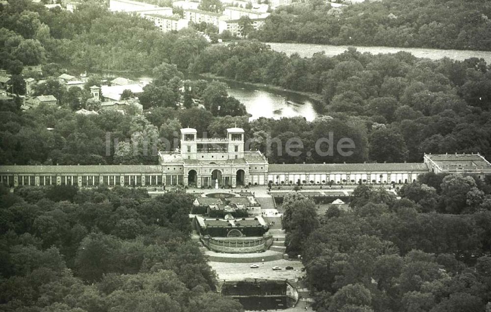 Potsdam aus der Vogelperspektive: Orangerie im Park Sanssouci in Potsdam.