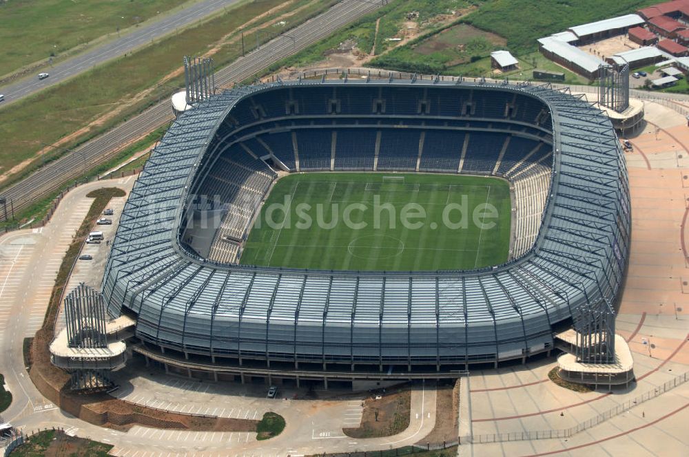 Luftbild Johannesburg - Orlando Stadion in Johannesburg in Südafrika / South Africa