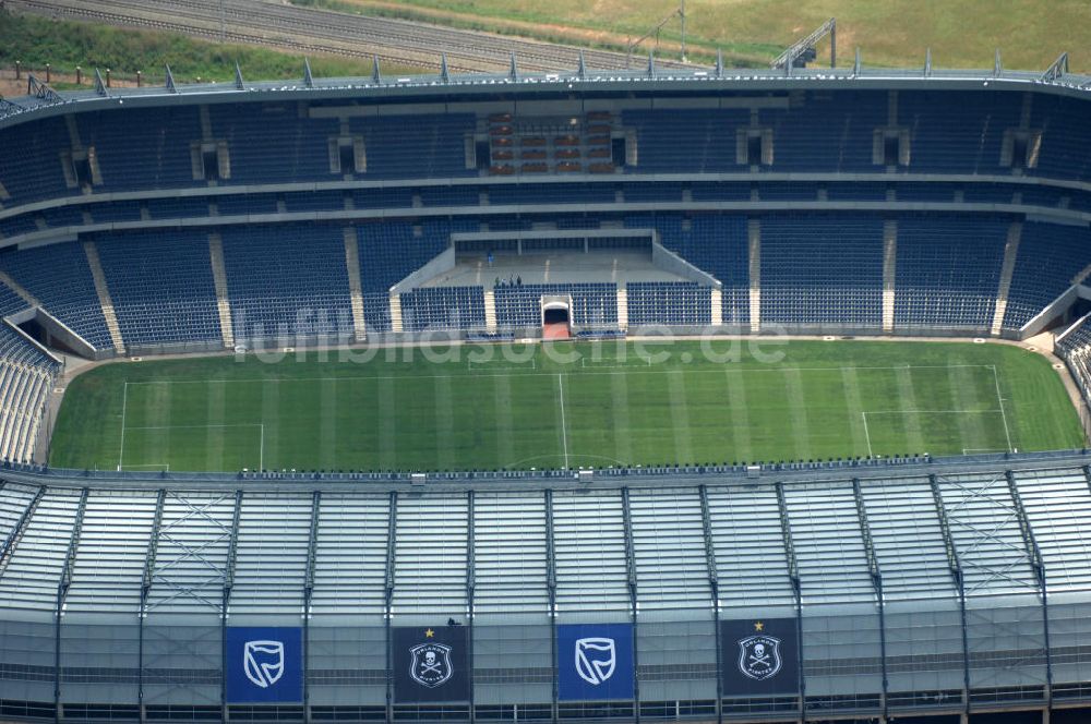 Johannesburg aus der Vogelperspektive: Orlando Stadion in Johannesburg in Südafrika / South Africa