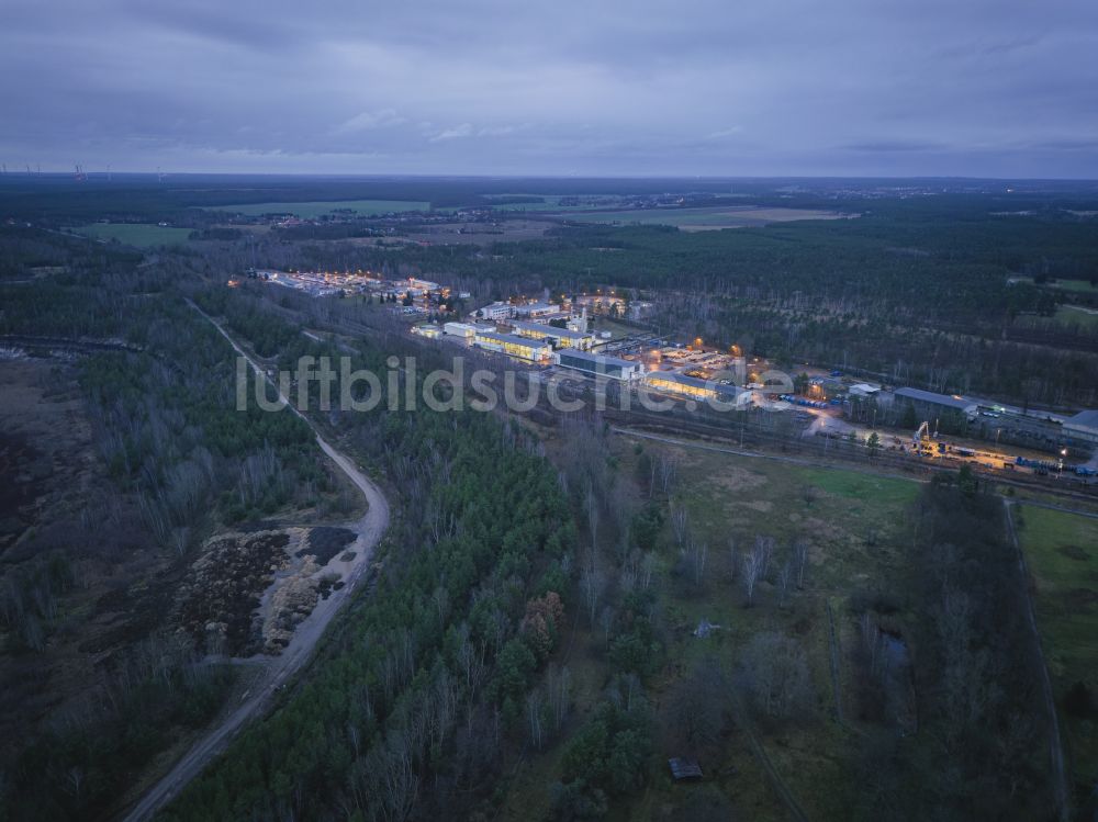 Luftaufnahme Trebendorf - Ort Mühlrose im Bundesland Sachsen, Deutschland