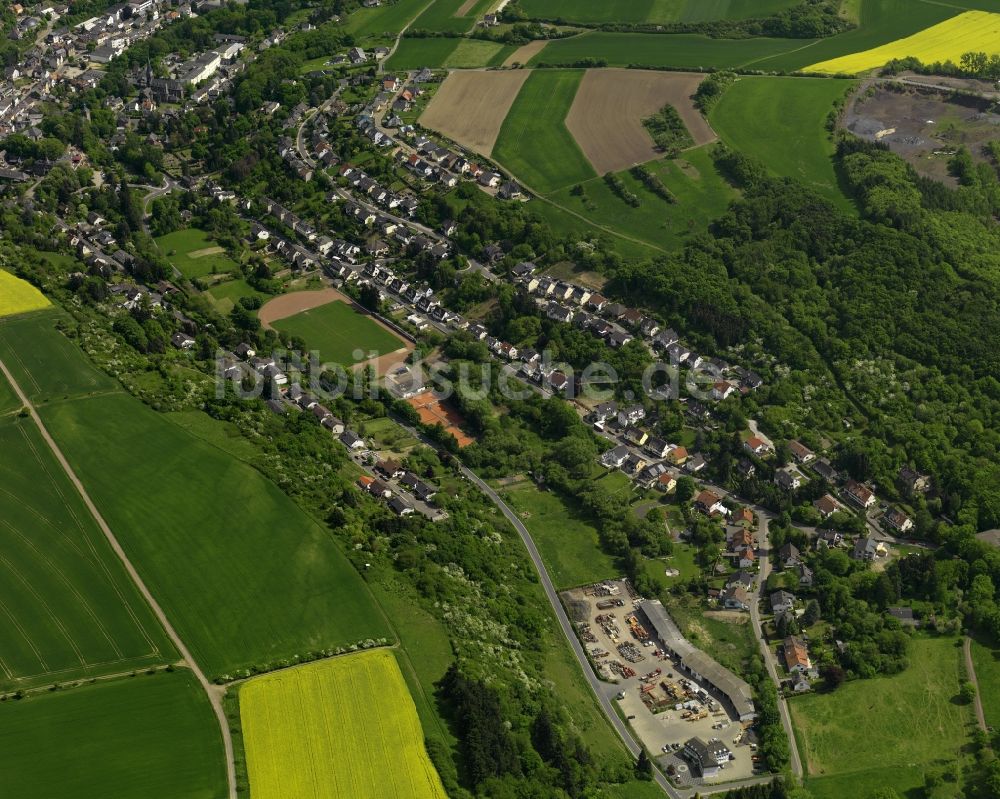 Luftbild Burgbrohl - Ortansicht der Ortsgemeinde Burgbrohl im Bundesland Rheinland-Pfalz