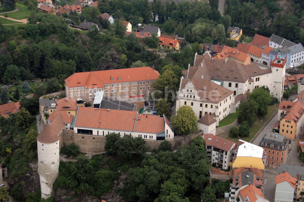 Bautzen von oben - Ortenburg mit Burgwasserturm