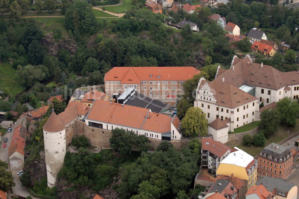 Bautzen aus der Vogelperspektive: Ortenburg mit Burgwasserturm