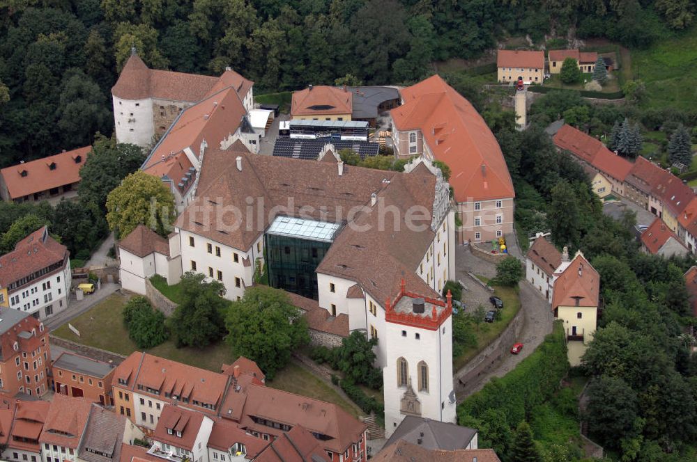 Luftbild Bautzen - Ortenburg Rückseite mit Matthiasturm