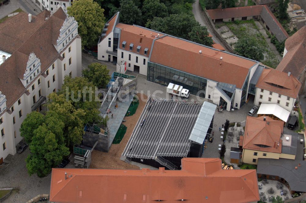 Bautzen aus der Vogelperspektive: Ortenburg Sommertheater