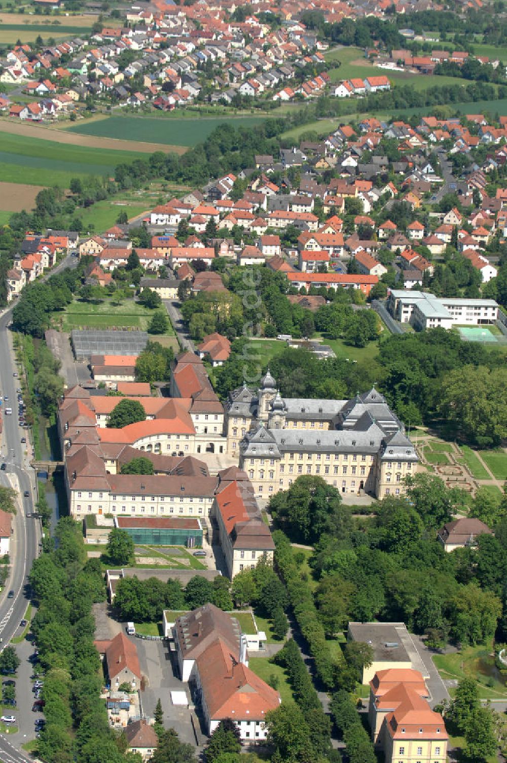 Luftaufnahme Werneck - Orthopädisches Krankenhaus Schloss Werneck