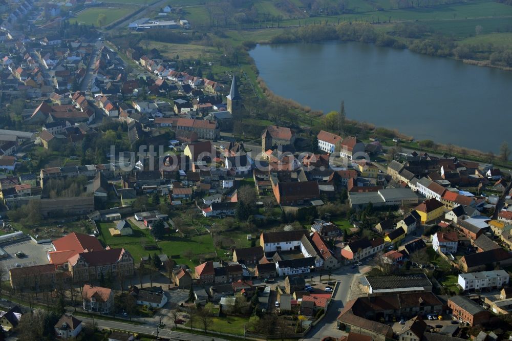 Seehausen von oben - Orts- Zentrum von Seehausen im Bundesland Sachsen-Anhalt