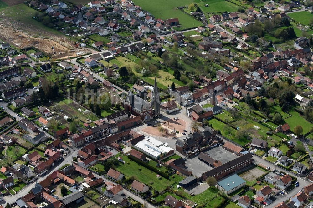 Luftbild Ablain-Saint-Nazaire - Ortsansicht in Ablain-Saint-Nazaire in Nord-Pas-de-Calais Picardie, Frankreich