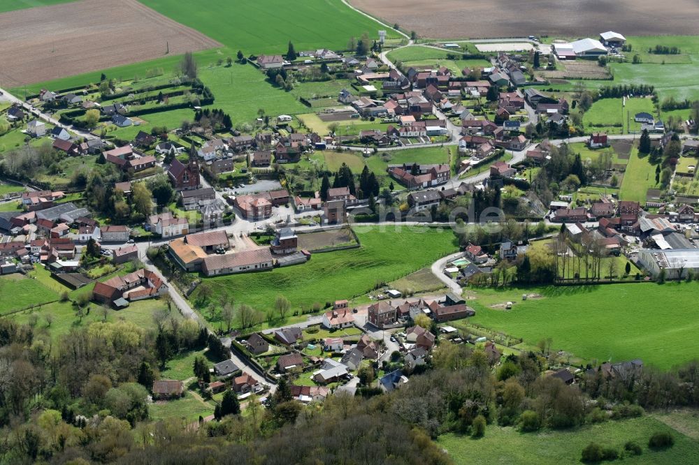 Luftbild Ablain-Saint-Nazaire - Ortsansicht in Ablain-Saint-Nazaire in Nord-Pas-de-Calais Picardie, Frankreich