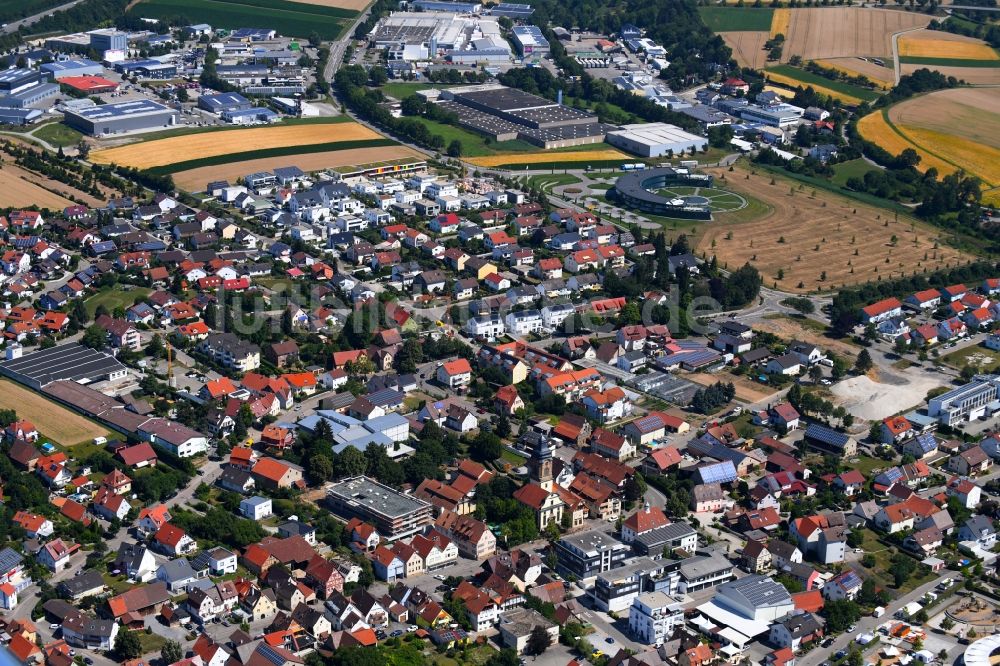 Abstatt aus der Vogelperspektive: Ortsansicht in Abstatt im Bundesland Baden-Württemberg, Deutschland