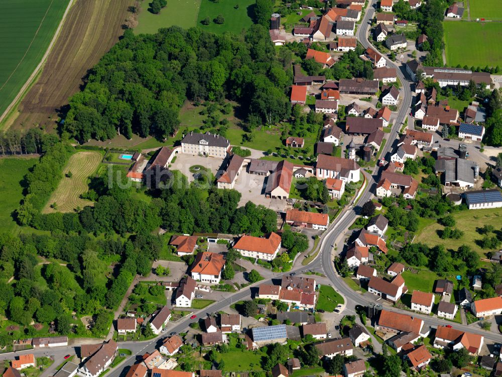 Achstetten von oben - Ortsansicht in Achstetten im Bundesland Baden-Württemberg, Deutschland