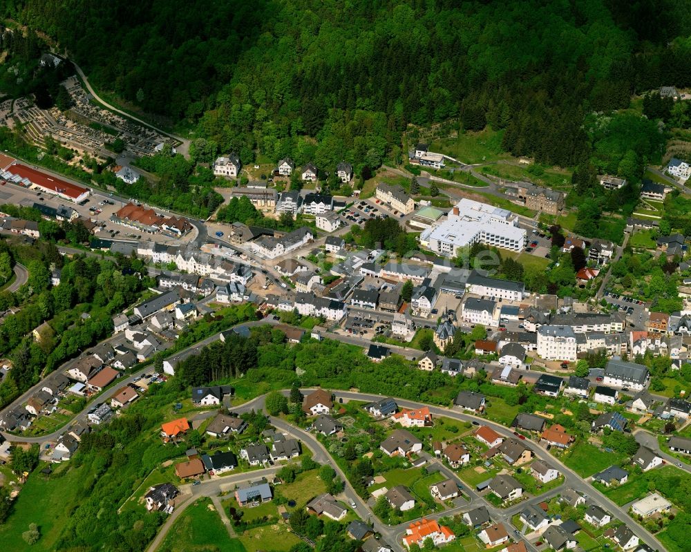 Adenau aus der Vogelperspektive: Ortsansicht von Adenau im Bundesland Rheinland-Pfalz