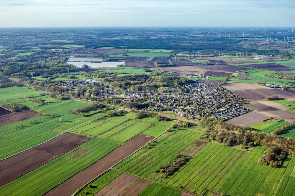 Luftbild Agathenburg - Ortsansicht in Agathenburg im Bundesland Niedersachsen, Deutschland