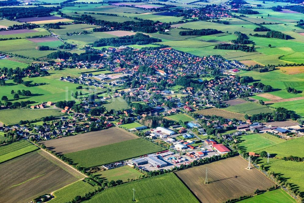 Luftaufnahme Ahlerstedt - Ortsansicht in Ahlerstedt im Bundesland Niedersachsen, Deutschland