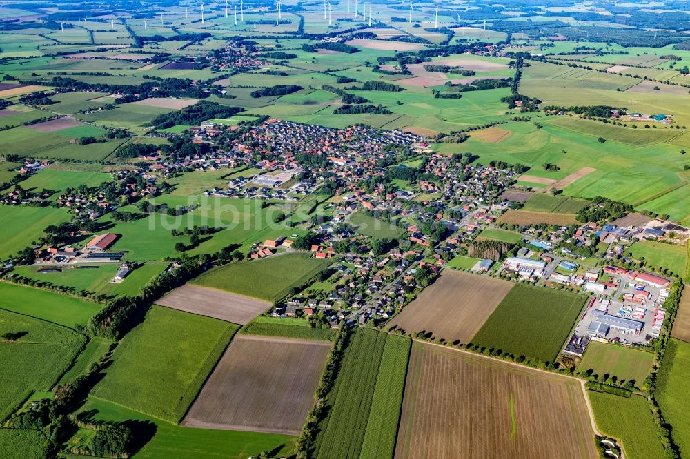 Luftaufnahme Ahlerstedt - Ortsansicht in Ahlerstedt im Bundesland Niedersachsen, Deutschland