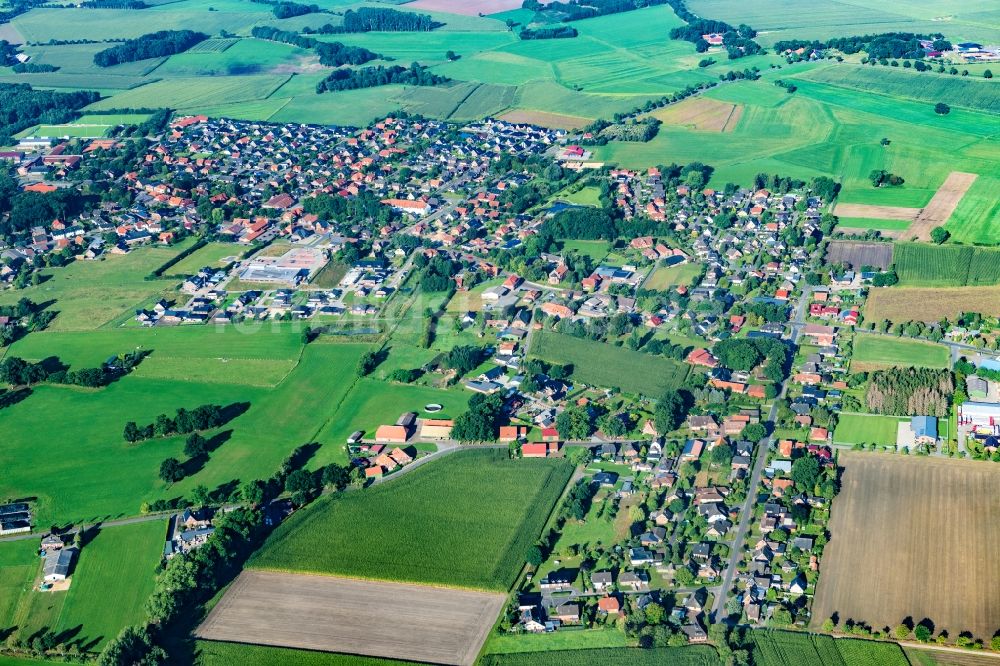 Luftbild Ahlerstedt - Ortsansicht in Ahlerstedt im Bundesland Niedersachsen, Deutschland