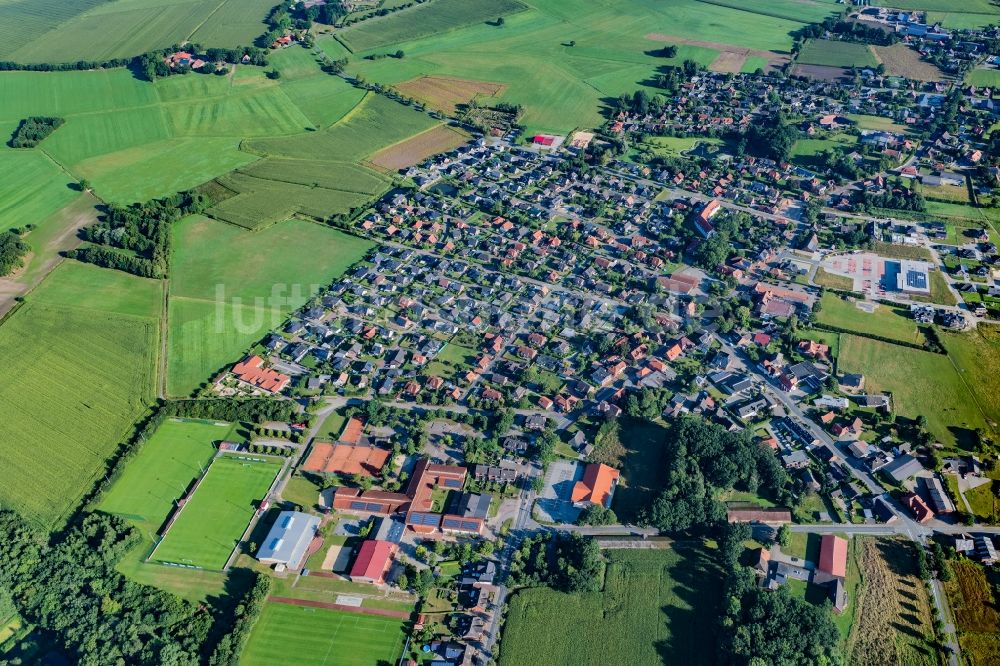 Luftaufnahme Ahlerstedt - Ortsansicht in Ahlerstedt im Bundesland Niedersachsen, Deutschland