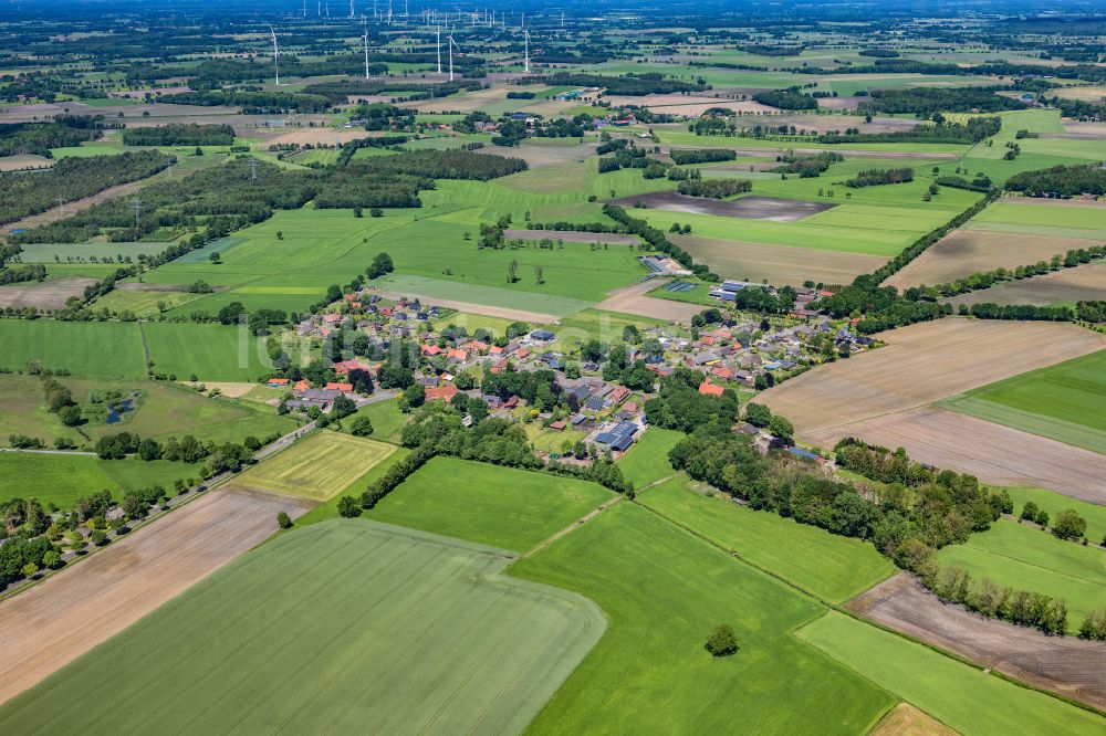 Luftbild Ahlerstedt - Ortsansicht in Ahlerstedt Oersdorf im Bundesland Niedersachsen, Deutschland