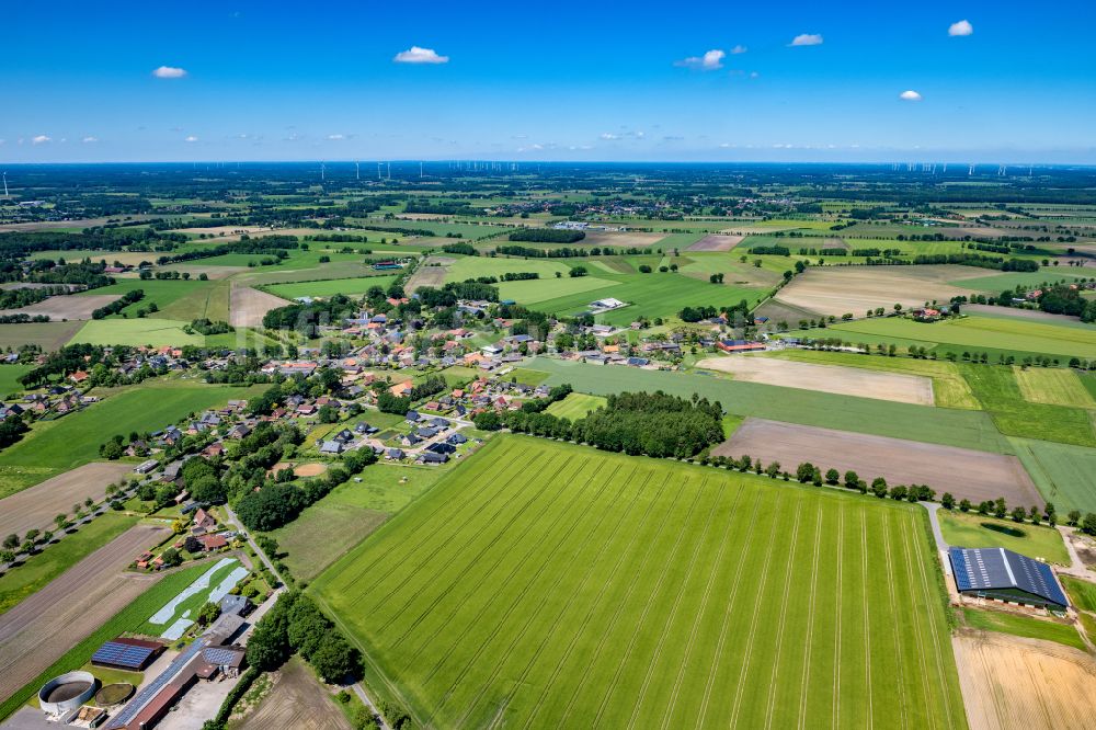 Luftbild Ahlerstedt - Ortsansicht in Ahrenswohlde im Bundesland Niedersachsen, Deutschland