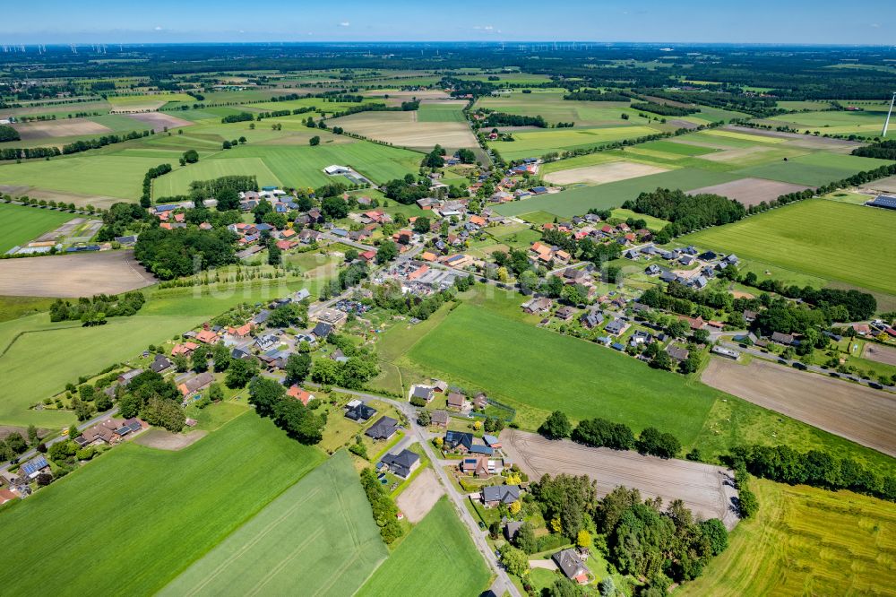 Luftaufnahme Ahlerstedt - Ortsansicht in Ahrenswohlde im Bundesland Niedersachsen, Deutschland