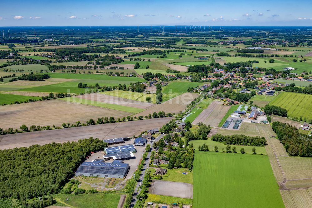 Ahlerstedt aus der Vogelperspektive: Ortsansicht in Ahrenswohlde im Bundesland Niedersachsen, Deutschland