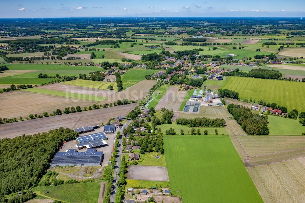 Luftbild Ahlerstedt - Ortsansicht in Ahrenswohlde im Bundesland Niedersachsen, Deutschland