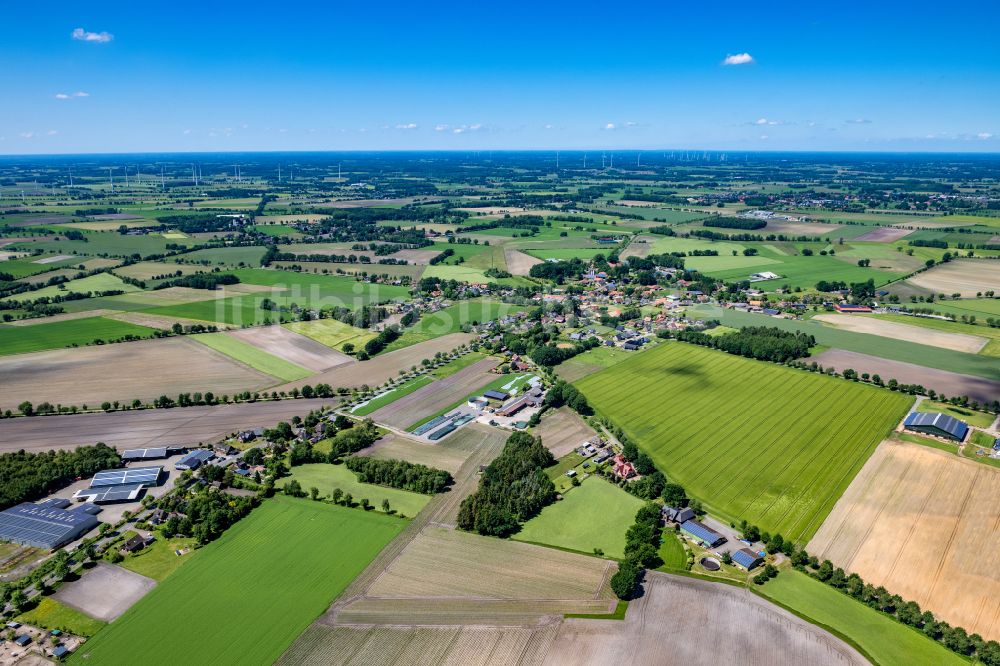 Ahlerstedt aus der Vogelperspektive: Ortsansicht in Ahrenswohlde im Bundesland Niedersachsen, Deutschland