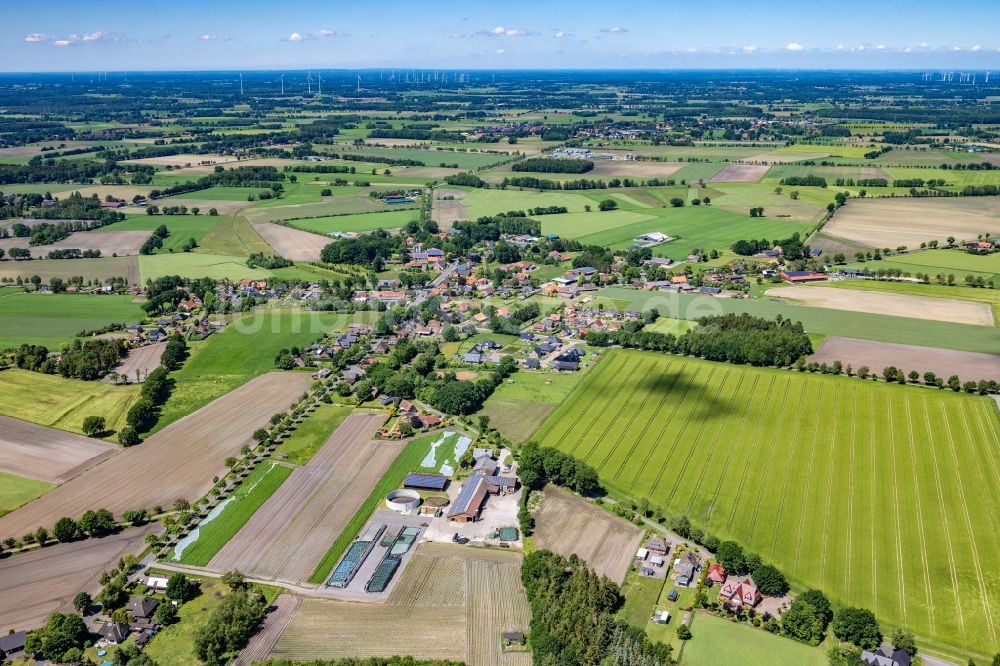 Luftaufnahme Ahlerstedt - Ortsansicht in Ahrenswohlde im Bundesland Niedersachsen, Deutschland